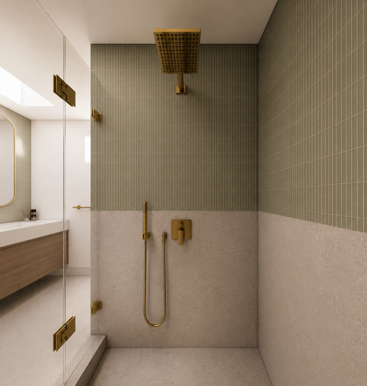 Bathroom renovation project view 4