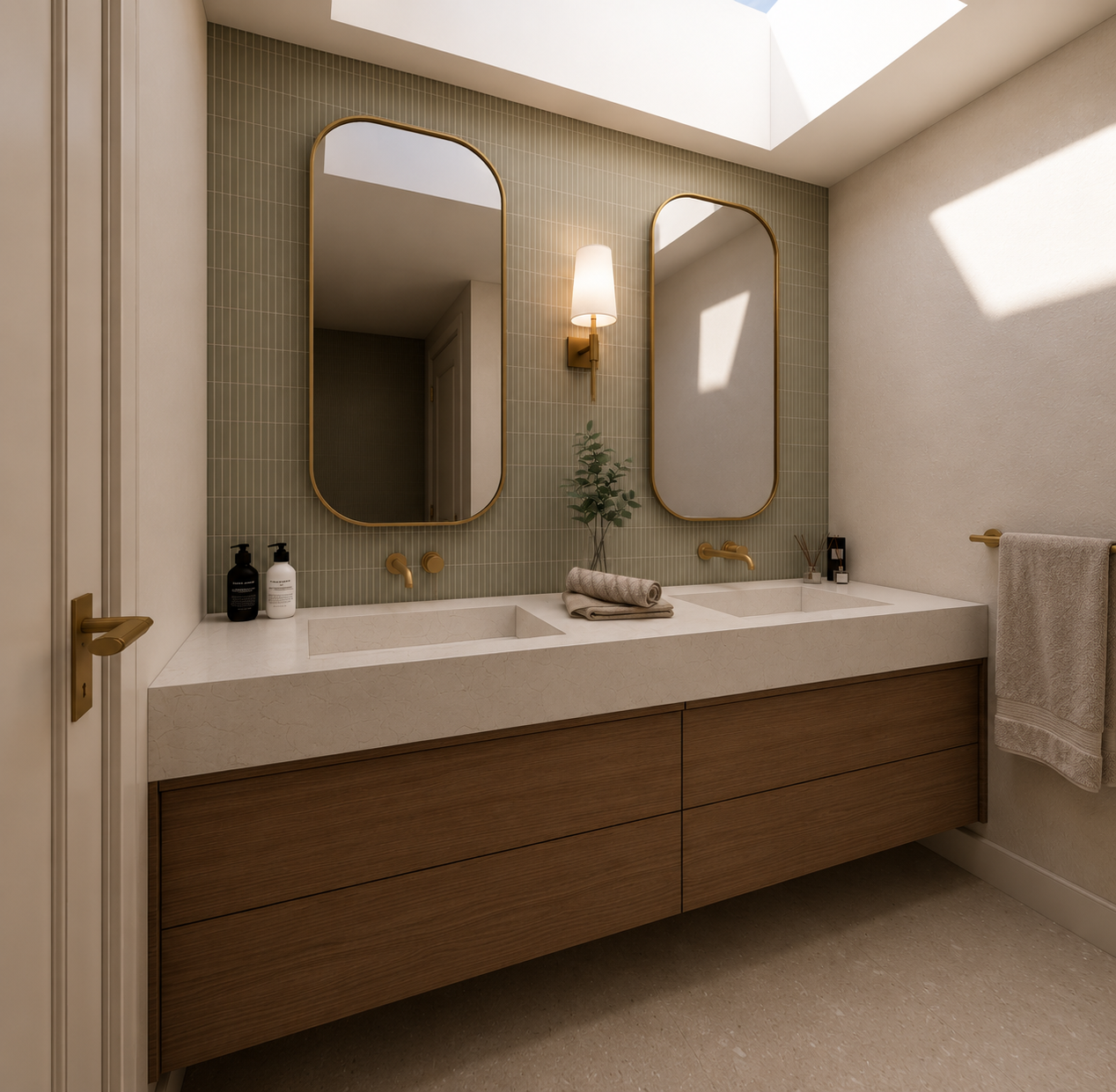 Bathroom renovation project view 5