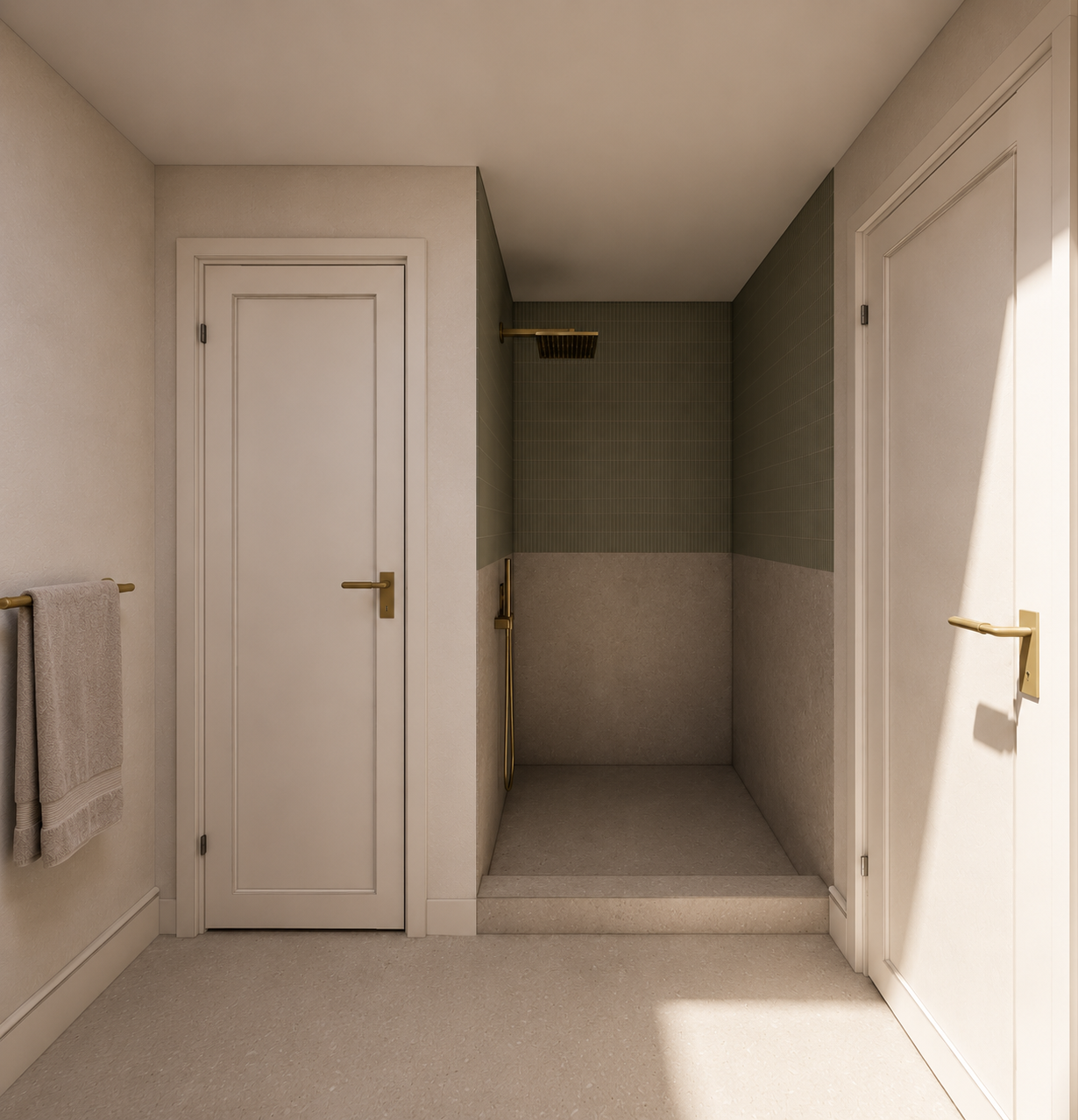 Bathroom renovation project view 6
