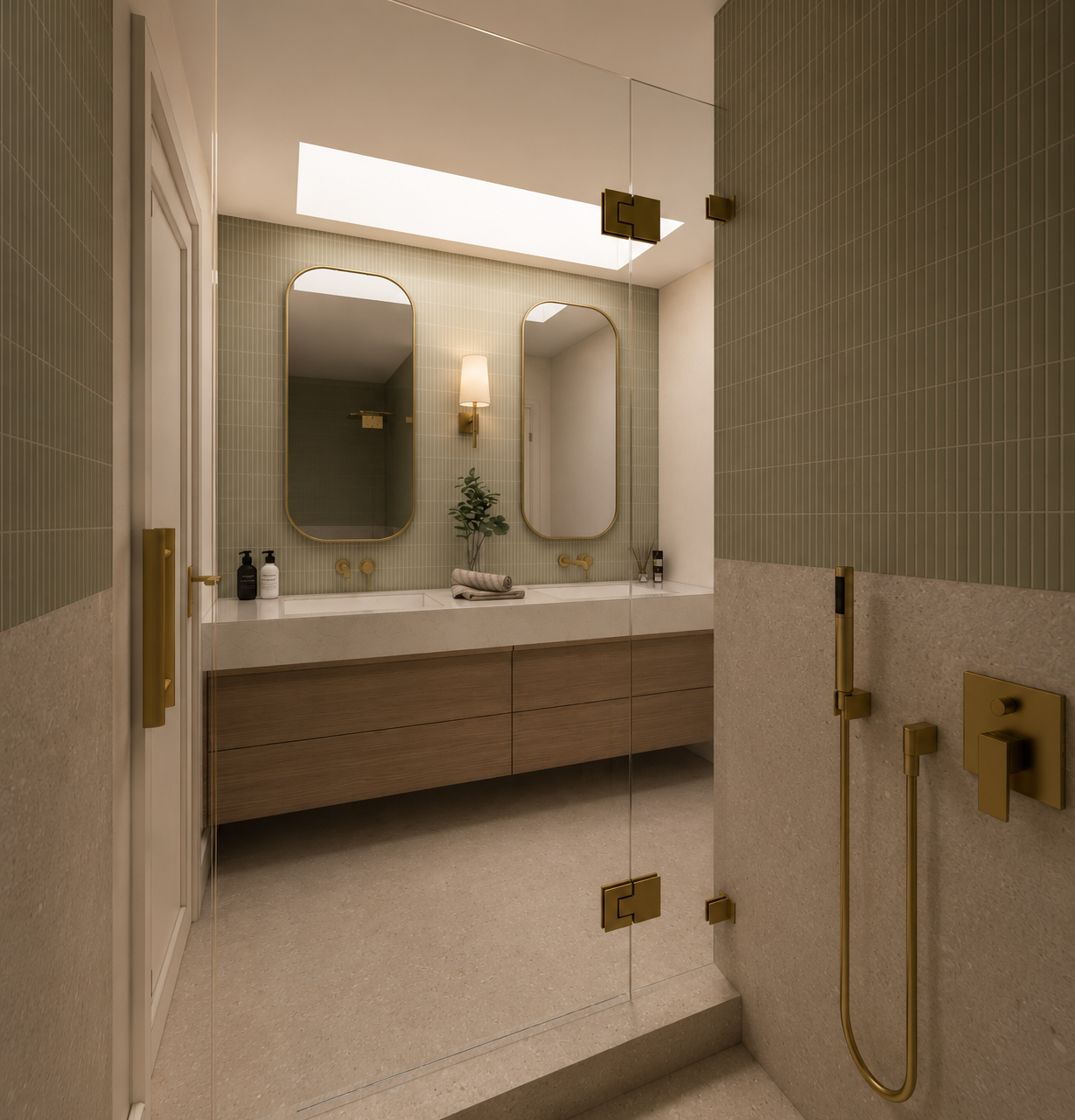 Bathroom renovation project view 7