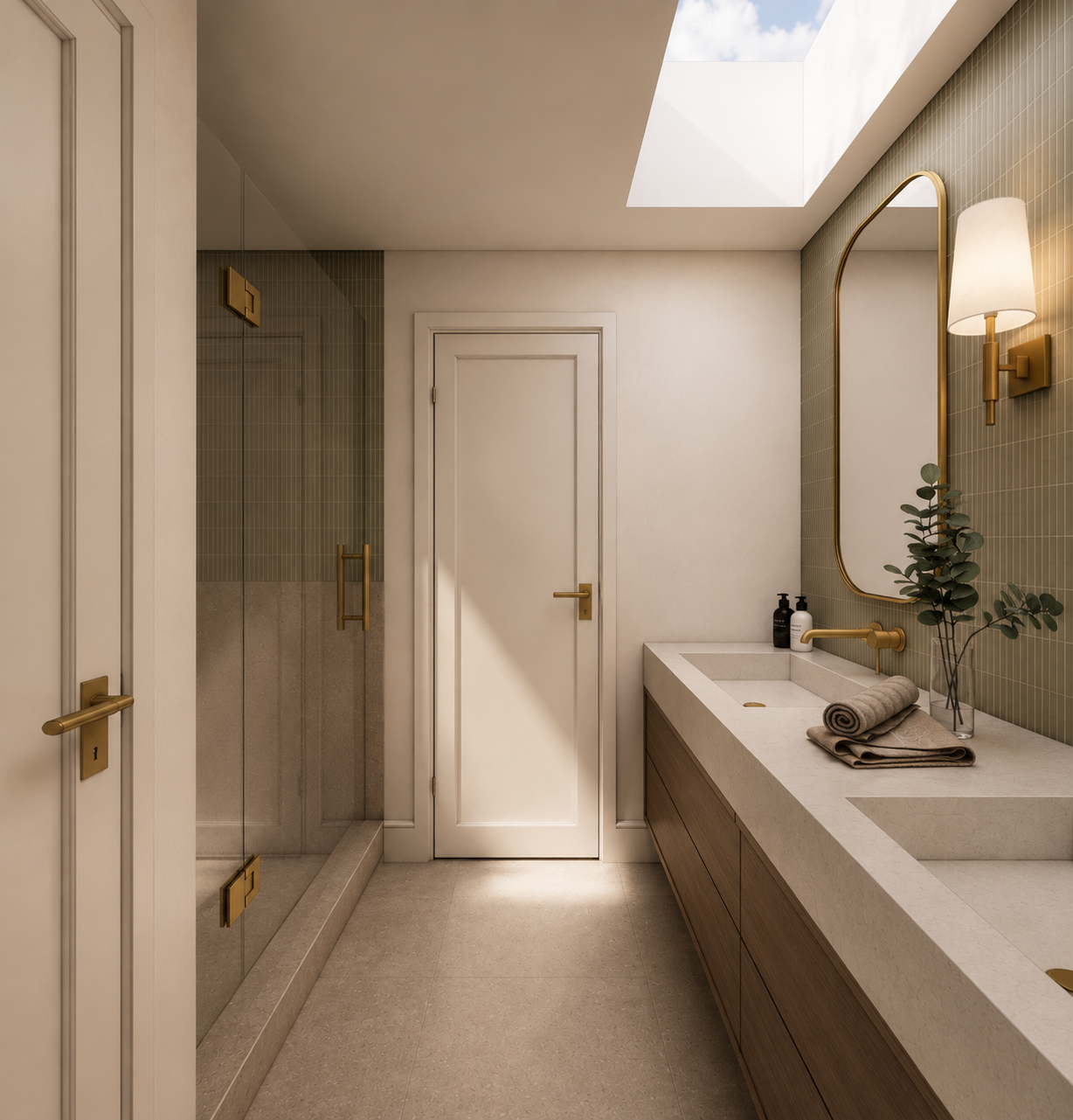 Bathroom renovation project view 8