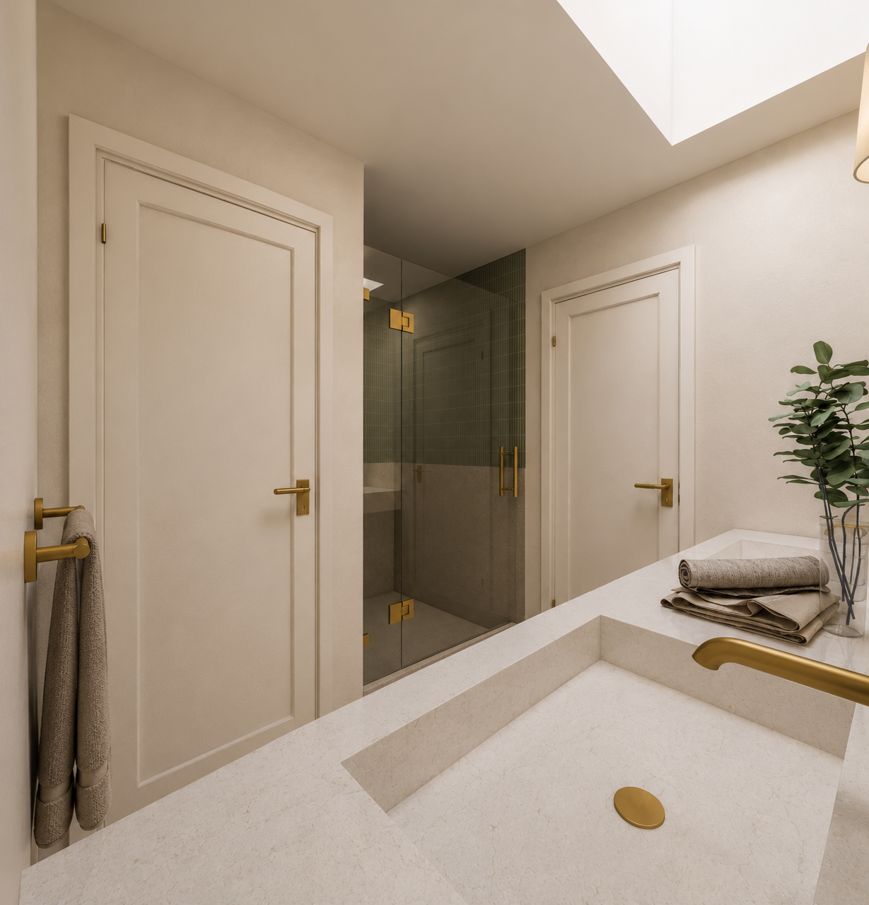 Bathroom renovation project view 9