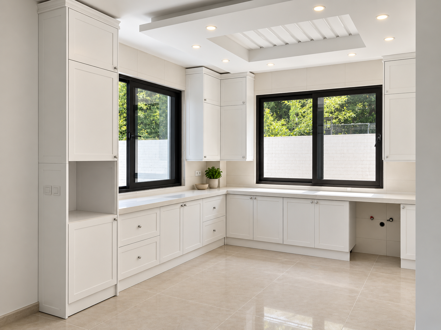 Classic white shaker kitchen